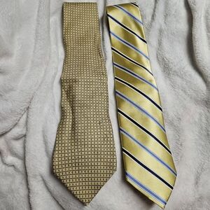 Blue and Yellow Silk Tie Bundle Nautica Jones New York